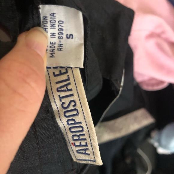 NWOT Aeropostale Dress, floral silver embroidery, Sz S - Picture 6 of 6